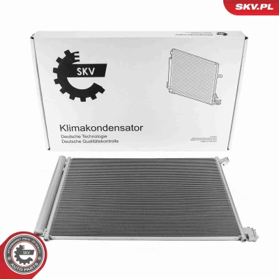 Kuva ESEN SKV 86SKV627 Ilmastoinnin Lauhdutin Vedenerottimella Alumiini 674mm MERCEDES BENZ: Vito Mixto