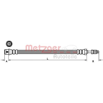 Kuva METZGER 4110120 Jarruletku 689 VOLKSWAGEN: Touareg I