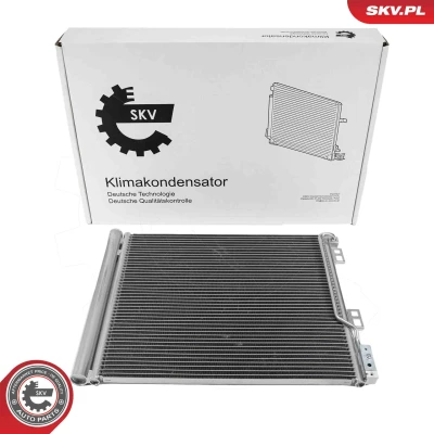 Kuva ESEN SKV 86SKV423 Ilmastoinnin Lauhdutin Vedenerottimella Alumiini 528mm