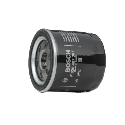 Kuva BOSCH F 026 407 307 Öljynsuodatin M 22 x 1,5 yhdellä peruutuksenestoventtiilillä Ruuvattava suodatin FORD: Mondeo 5 Kombi, S Max Mk2,