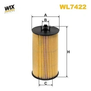 Kuva WIX FILTERS WL7422 Öljynsuodatin Suodatinpanos OPEL: Vectra C Caravan, Insignia A Sports Tourer, Astra H CHEVROLET: Cruze Sedan