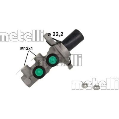 Kuva METELLI 05 1249 Jarrupääsylinteri 22,20 Alumiini