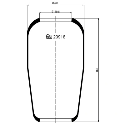 Kuva FEBI BILSTEIN 20916 Metallipalje, ilmajousitus