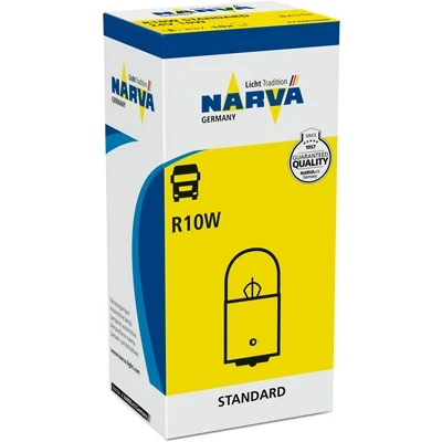 Kuva NARVA 173263000 Polttimo, Rekisterikilvenvalo 24 10 R10W BA15s MERCEDES BENZ: AXOR 2