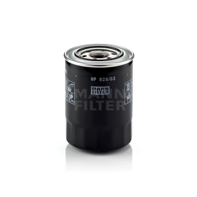 Kuva MANN FILTER WP 928/83 Öljynsuodatin M 26 X 1.5 yhdellä peruutuksenestoventtiilillä Ruuvattava suodatin HYUNDAI: Terracan, H 1 Van