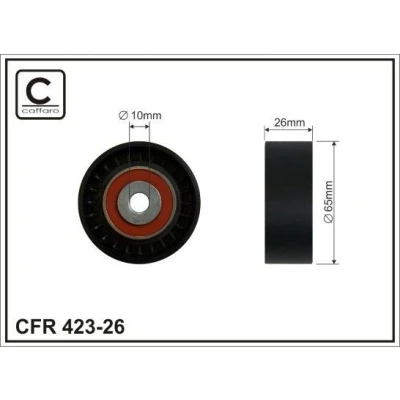 Kuva Ohjainrulla, moniurahihna ALFA ROMEO, CITROËN, FIAT, LANCIA, PEUGEOT, RENAULT OE 5751.72, 575172