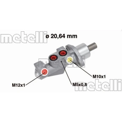 Kuva METELLI 05 0750 Jarrupääsylinteri 20,64 Alumiini