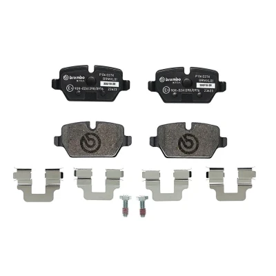 Kuva BREMBO P 06 037X Jarrupalat Kulumisenilmaisemelle Jarrusatulan ruuveilla Tarvikkeilla BMW: 3 Touring, Coupe, Sedan