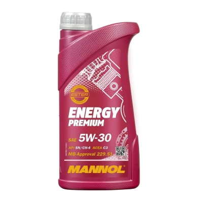 Kuva Mannol Energy Premium 5W 30 1l Moottoriöljy MN7908 1 MERCEDES BENZ: C sarja T modell, E Sedan, HYUNDAI: SANTA FE 2