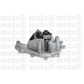 Kuva METELLI 24 0996 Vesipumppu Tiivisteillä ilman kantta Mekaaninen Teräslevy Moniurahihnavedolle PEUGEOT: Boxer Bussi, Van, FORD: Transit Mk6 Van