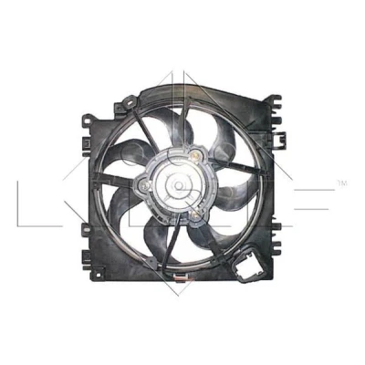 Kuva NRF 47371 Jäähdyttimen Tuuletin 340 12 200 Jäähdytystuulettimen kehällä NISSAN: MICRA 3