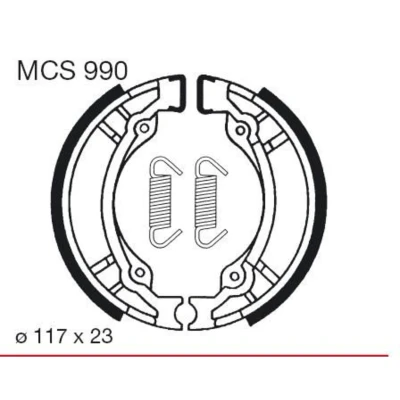 Kuva TRW MCS990 Jarrukengät 110