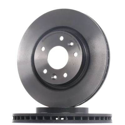 Kuva BREMBO COATED DISC LINE 09.C545.11 Jarrulevyt 296 26 5 tuuletettu sisältä pinnoitettu Ruuveilla NISSAN: Qashqai 2, X Trail, Leaf I, RENAULT: Kadjar