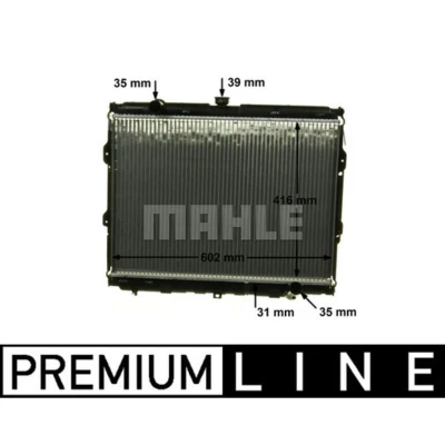 Kuva MAHLE ORIGINAL CR 1319 000P Jäähdytin ajoneuvoille ilmastointilaitteella tai ilman 610 440 26 Jäähdytysrivat juotetut