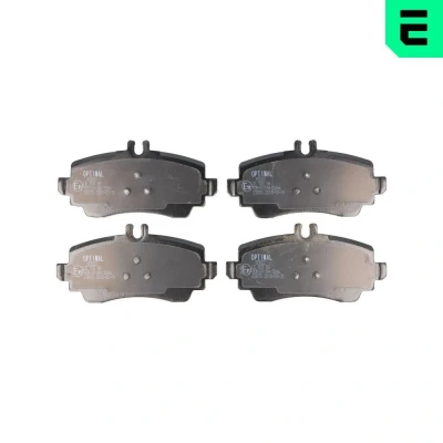 Kuva OPTIMAL BP 65022 Jarrupalat Etuakseli Kulumisenilmaisemelle, Ilman kulumisenilmaisinta