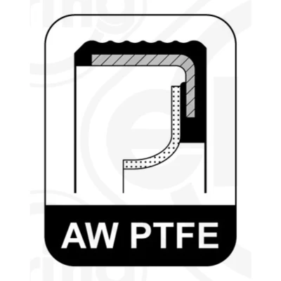 Kuva ELRING 982.670 Kampiakselin Tiiviste PTFE (polytetrafluorietyleeni) OPEL: Astra J Sports Tourer, Insignia A Country Tourer