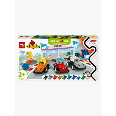 Kuva LEGO DUPLO Town 10445 F1 tiimin kilpa autot ja kuljettajat
