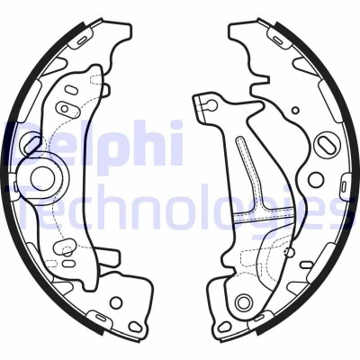 Kuva Jarrukenkäsarja DELPHI LS2138