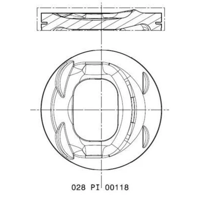 Kuva Mäntä MAHLE ORIGINAL 028 PI 00118 002