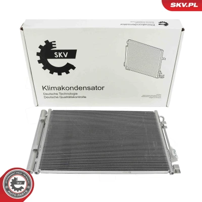 Kuva ESEN SKV 86SKV277 Ilmastoinnin Lauhdutin Vedenerottimella Alumiini 558mm