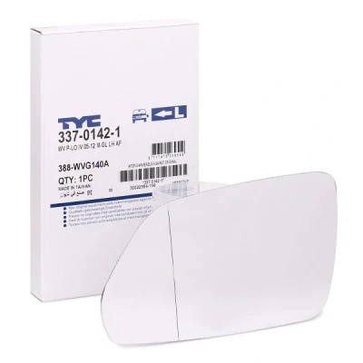 Kuva Peililasi, taustapeili, Vasen SKODA OCTAVIA II, Combi VW POLO, POLO Sedan IV OE 1Z1857521, 6Q0857521E