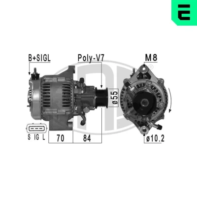 Kuva ERA 210961A Laturi 14V 120A LAND ROVER: Discovery 2