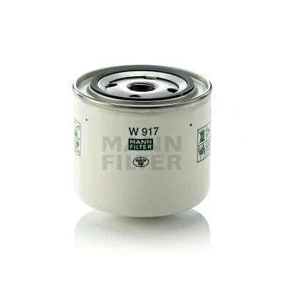 Kuva MANN FILTER W 917 Öljynsuodatin 3/4 16 UNF yhdellä peruutuksenestoventtiilillä Ruuvattava suodatin VOLVO: 940 II Farmari, 340 360 Hatchback
