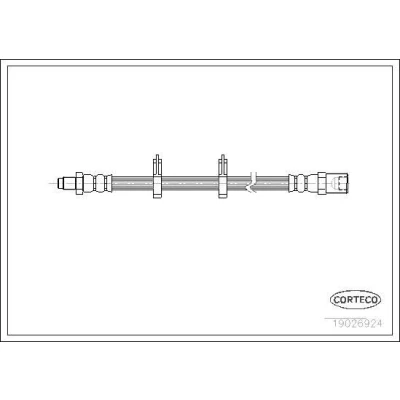 Kuva CORTECO 19026924 Jarruletku Etuakseli 460 IVECO: DAILY 1