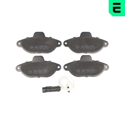 Kuva OPTIMAL BP 09898 Jarrupalat Etuakseli Sis. kulumisenilmaisimen FIAT: Punto II Hatchback, I Hatchback