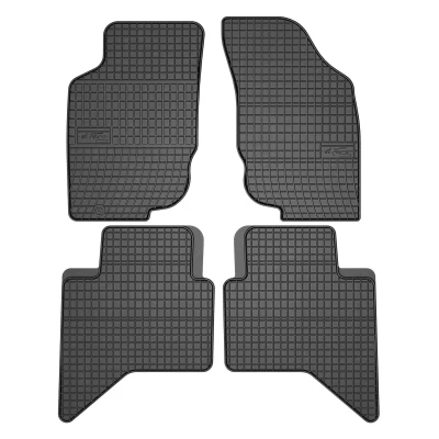 Kuva FROGUM 547112 Lattiamattosetti Kumi Edessä ja takana 4 Musta Räätälöity TOYOTA: HILUX 3 Pick up