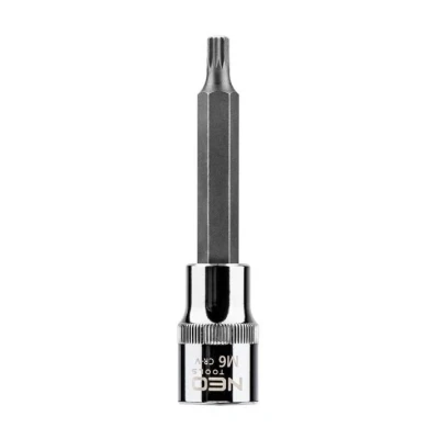 Kuva NEO TOOLS 08 741 Hylsyavain 1/2 M6 Kromi vanadium teräs, Työkaluteräs Spline