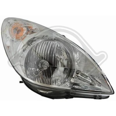 Kuva DIEDERICHS 6806080 Ajovaloumpio Oikea H4 Oikeanpuoleiselle liikenteelle Sähkömoottorilla HYUNDAI: i20 I Hatchback