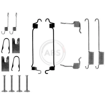 Kuva Tarvikesarja, jarrukengät, Taka akseli FORD, MAZDA OE 1086921, 126075100, 6530751