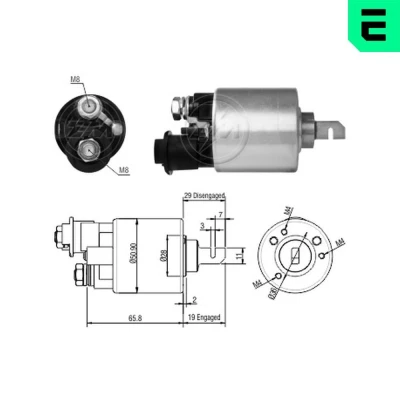 Kuva ERA ZM1608 Startin Solenoidi HONDA: HR V I