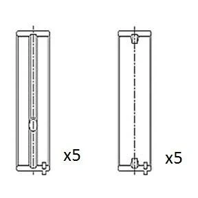Kuva FAI AutoParts BM1034 025 Kampiakselin Laakeri AUDI: A6 C5 Sedan, Avant, Q5, VOLKSWAGEN: Transporter 5, Golf 4, Touran I, FORD: Galaxy Mk1 MPV