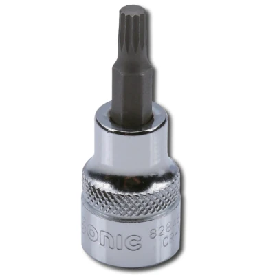 Kuva SONIC 8284806 Hylsyavain 3/8 Spline DIN 3120 M6 Kromi vanadium teräs
