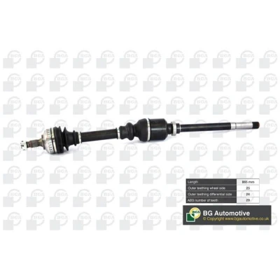 Kuva BGA DS1409RA Vetoakseli Etuakseli, oikea 887, 865 CITROËN: Xsara Hatchback