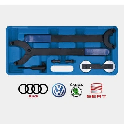 Kuva KS TOOLS BT591030 Säätötyökalusarja, ajoitus VOLKSWAGEN: Golf 5, Passat B6 Sedan, Touran I, SKODA: Octavia II Hatchback, 2 Combi