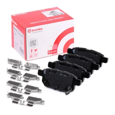Kuva BREMBO P 79 029 Jarrupalat akustisella kulumavaroittimella Huudonvaimennuspellillä Tarvikkeilla SUZUKI: SX4 II S Cross, SWIFT 5, Vitara IV SUV