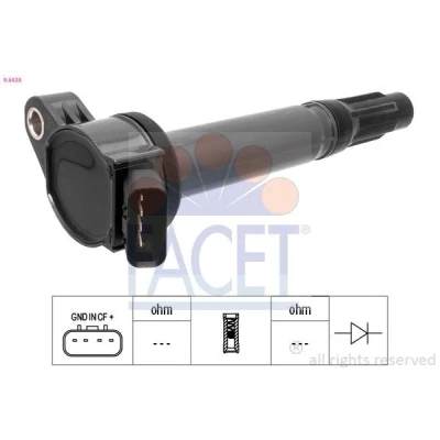 Kuva FACET 9.6438 Sytytyspuola TOYOTA: RAV4 III SUV, LEXUS: RX II