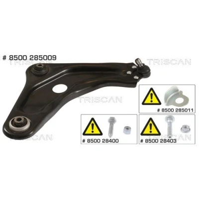 Kuva TRISCAN 8500 285009 Alatukivarsi Alapallo /pallonivelellä, Kumilaakerilla Poikittaistukivarsi 18, 15,5 PEUGEOT: 208 I Hatchback