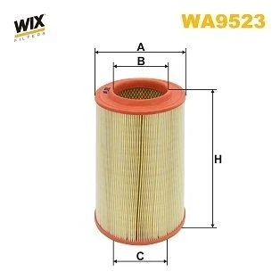 Kuva WIX FILTERS WA9523 Ilmansuodatin 303mm 170mm Suodatinpanos FIAT: Ducato III Flatbed Kuorma auto / Alusta, Van, Bussi