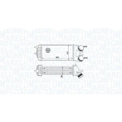 Kuva MAGNETI MARELLI 351319205110 Välijäähdytin