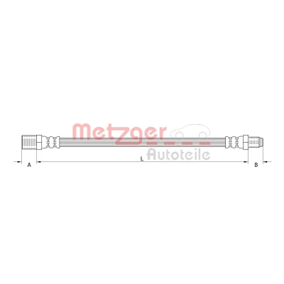 Kuva METZGER 4111377 Jarruletku 337 M10x1 IVECO: DAILY 4 Kasten/Kombi, 3 Kasten/Kombi
