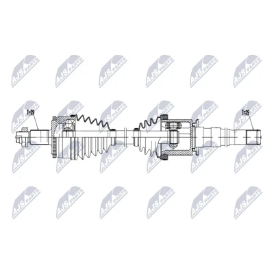 Kuva Vetoakseli NTY NPW LR 043