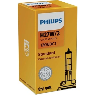 Kuva Halogeenilamppu PHILIPS H27w/2 PGJ13 SSANGYONG, KIA, CHEVROLET, HYUNDAI OE 07 11 9 904 790, 07.92008 1805, 088 2009