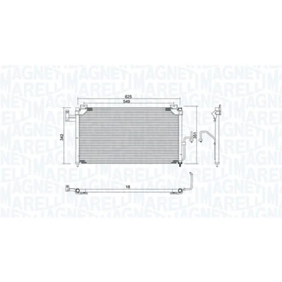 Kuva Kondensaattori, ilmastointilaite MAZDA 323 F VI, S VI OE B25F61480, B25F 61 480, B25F61480A