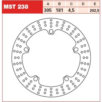 Kuva TRW MST238 Jarrulevyt 305 4,5