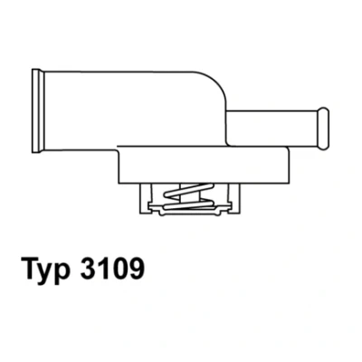 Kuva WAHLER 3109.87D Termostaatti 87 Tiivisteillä