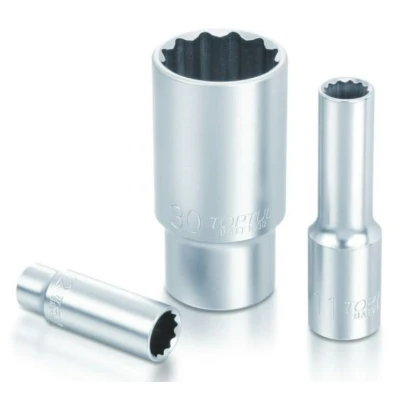 Kuva Kuusikulmainen hylsy 1/2 tuumaa TOPTUL 13 mm 12 kant lang
